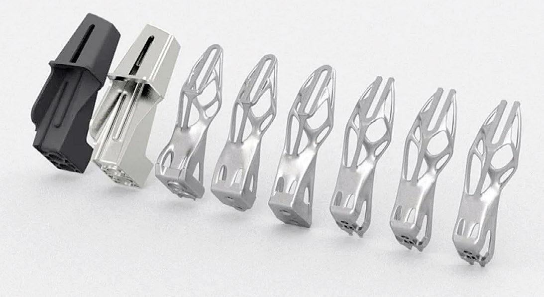 Topological Optimisation Of The Motor And Its Mount As A Stressed Member